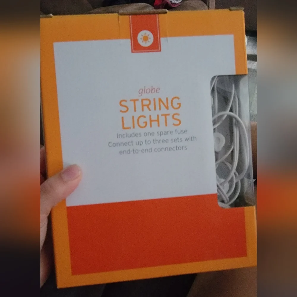 String globe lights